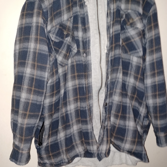 AMERICAN WORKER MEN SHACKET HOODIE - Picture 5 of 11